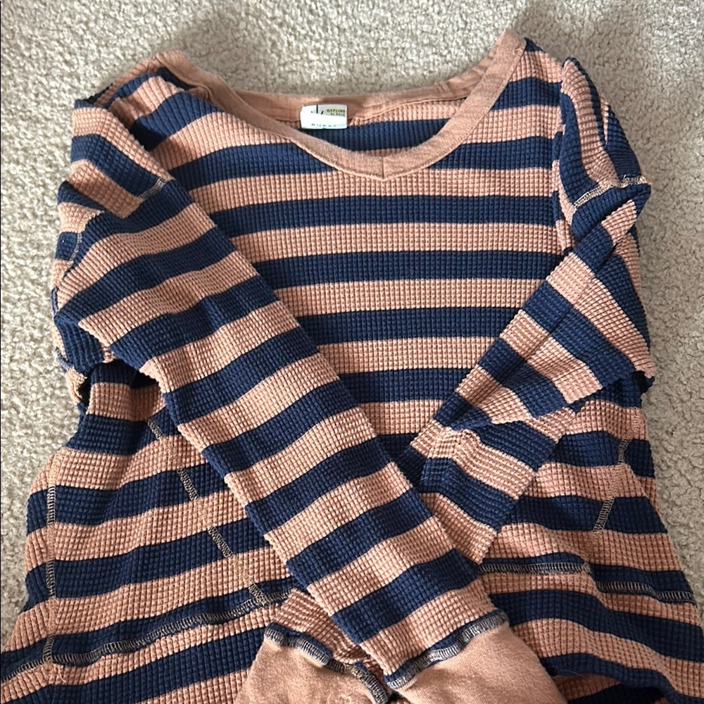 Striped Long Sleeve Top